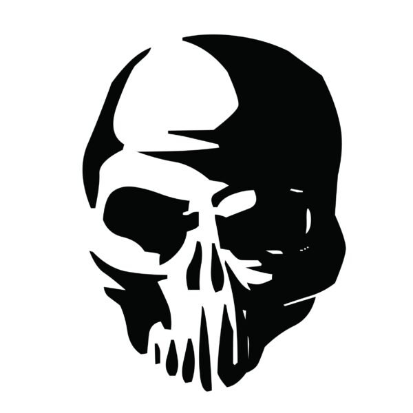 Skull Silhouette Design
