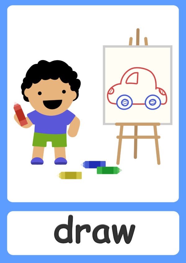 Verbs  - Flash cards and Poster - Image - Image 9