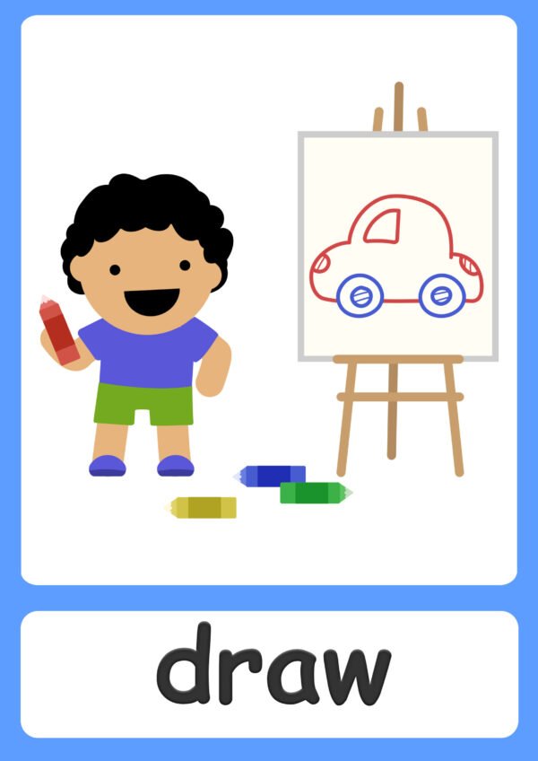 Verbs  - Flash cards and Poster - Image - Image 9