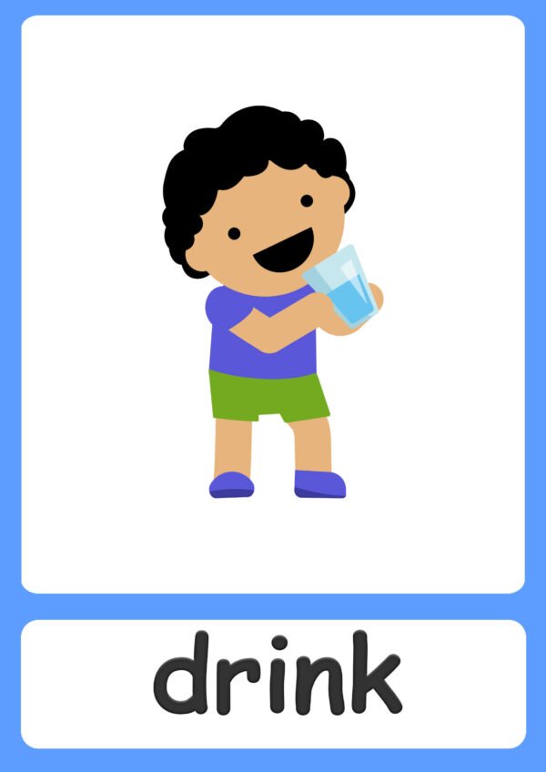 Verbs  - Flash cards and Poster - Image - Image 8