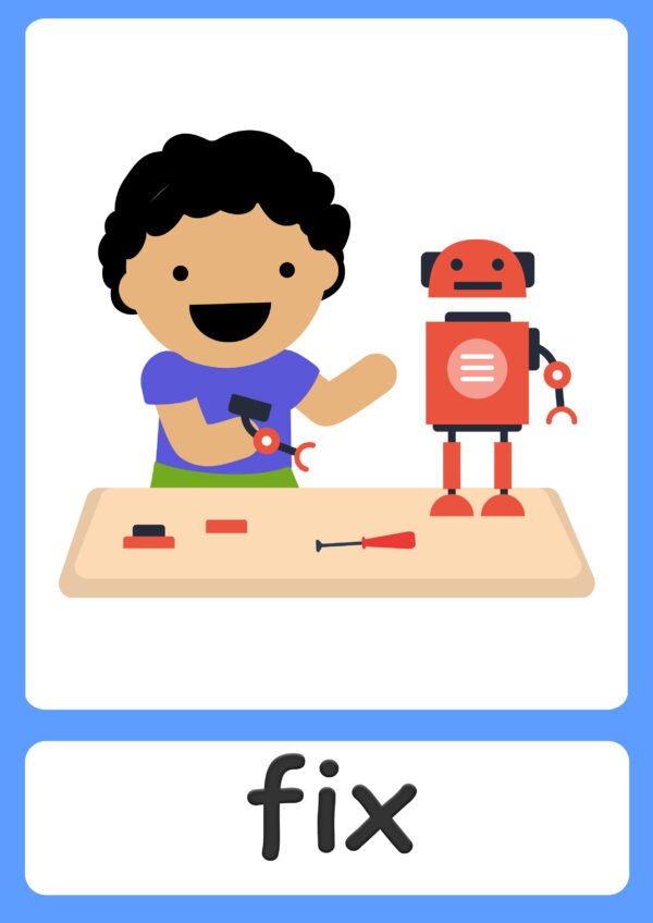 Verbs  - Flash cards and Poster - Image - Image 5