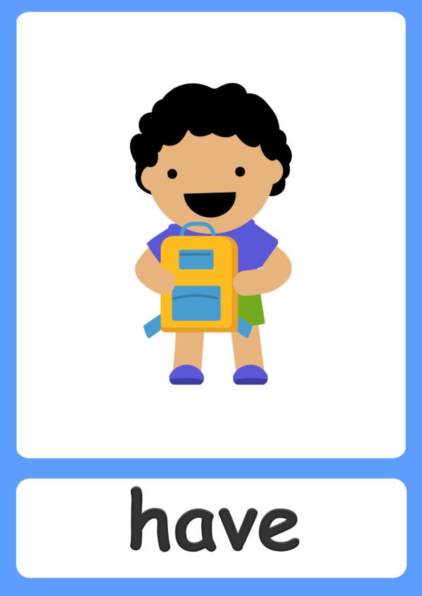 Verbs  - Flash cards and Poster - Image - Image 2
